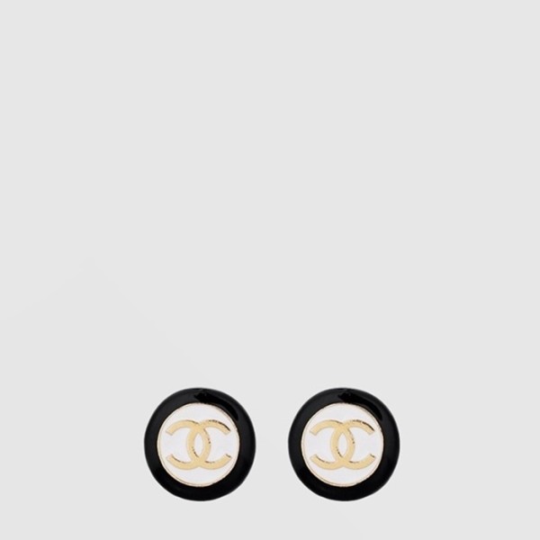 샤넬 여성 버튼 라운드 이어링 - Chanel Womens Button Round Earring - acc8328x
