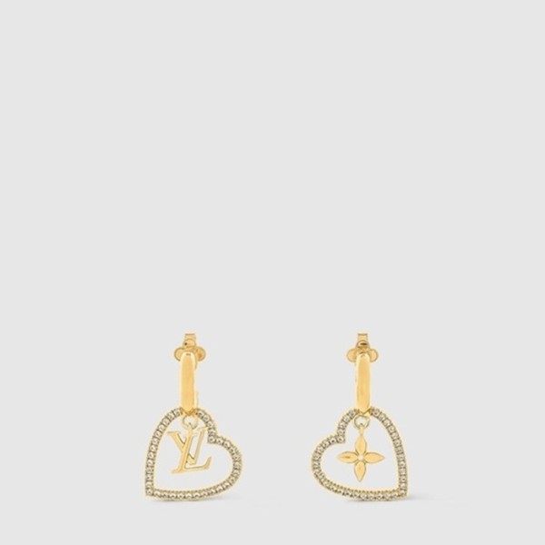 루이비통 여성 마이 LV 하트 이어링 - Louis vuitton Womens My LV Heart Earring - acc8335x