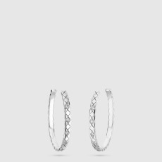 샤넬 여성 코코 크러쉬 후프 이어링 다이아 라지 - Chanel Womens Coco Crush Hoop Earring Diamond Large - acc8348x