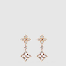 루이비통 여성 컬러 블라썸 더블 스타 롱 이어링 - Louis vuitton Womens Color Blossom Double Star Long Earring - acc8651x