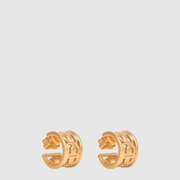 발렌시아가 여성 BB 후프 이어링 - Balenciaga Womens BB Hoop Earring - acc8709x