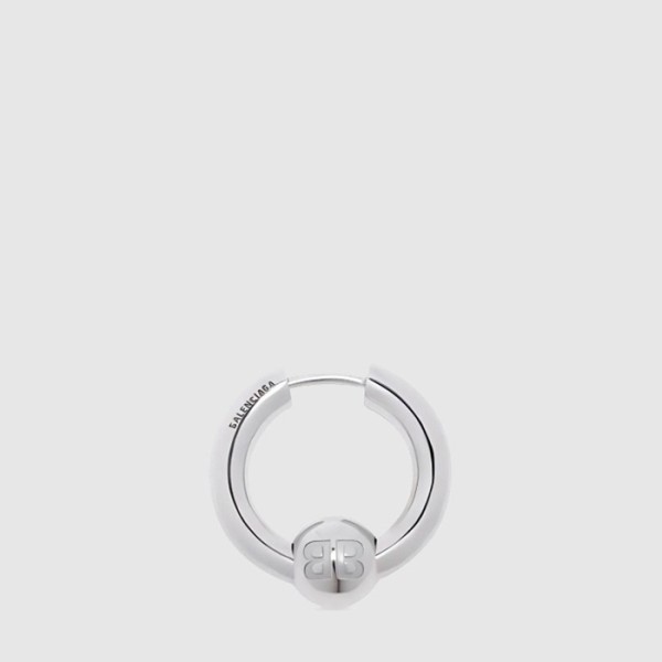 발렌시아가 여성 포스 싱글 후프 이어링 - Balenciaga Womens Force Single Hoop Earring - acc8710x