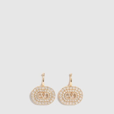 발렌티노 여성 브이로고 시그니처 메탈 스와로브스키 크리스털 이어링 - Valentino Womens VLogo Signature Metal Swarovski Crystal Earring - acc8733x