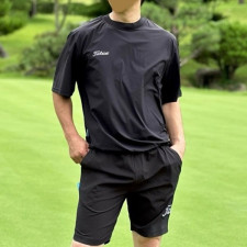 Titleist] 타이틀리스트 남성 투어 핏‘S 우븐 탑&셔츠 세트 - gol1646x