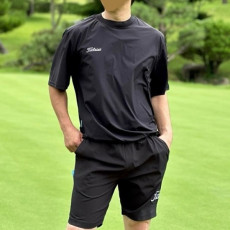 Titleist] 타이틀리스트 남성 투어 핏‘S 우븐 탑&셔츠 세트 - gol1646x