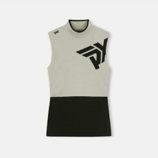 PXG 여성 빅 로고 니트 베스트 - gol1783x