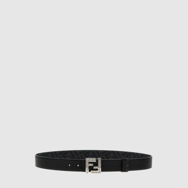 펜디 남성 FF 리버서블 벨트 - Fendi Mens FF Reversible Belt - bel484x