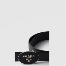 프라다 남성 사피아노 벨트 - Prada Mens Saffiano Belt - bel487x