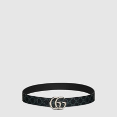 구찌 남성 리버서블 GG 마몽 벨트 - Gucci Mens Reversible GG Marmont Belt - bel489x