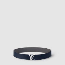 루이비통 남성 이니셜 토뤼옹 리버서블 벨트 - Louis vuitton Mens Initial Taurillon Reversible Belt - bel493x