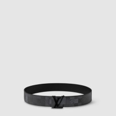 루이비통 남성 이니셜 다모플라주 리버서블 벨트 - Louis vuitton Mens Initial Damouflage Reversible Belt - bel494x