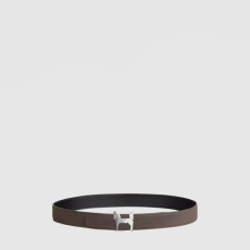 에르메스 남성 파나쉬 벨트 버클 리버서블 가죽 스트랩 - Hermes Mens Panache Belt Buckle Reversible Leather Strap - bel501x