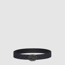 구찌 남성 인터로킹 G 버클 리버서블 벨트 - Gucci Mens Interlocking G Buckle Reversible Belt - bel511x