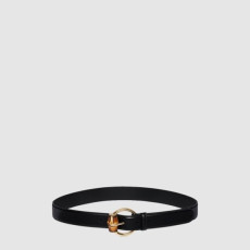 구찌 남성 뱀부 디테일 버클 벨트 - Gucci Mens Bamboo Detail Buckle Belt - bel515x