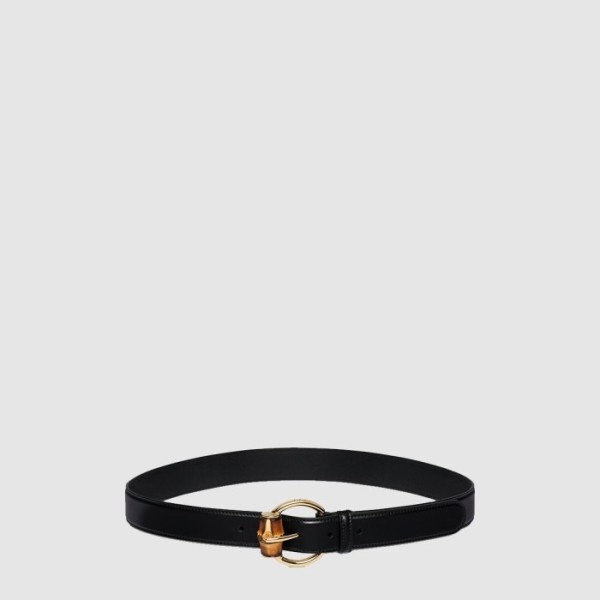 구찌 남성 뱀부 디테일 버클 벨트 - Gucci Mens Bamboo Detail Buckle Belt - bel515x