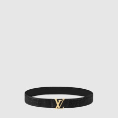 루이비통 남성 LV 이니셜 양면 벨트 - Louis vuitton Mens  LV Initial Reversible Belt - bel523x