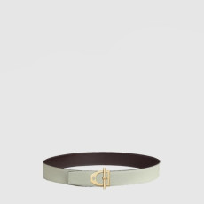 에르메스 남성 네오 에트리에 버클 리버서블 가죽 스트랩 - Hermes Mens Neo Etrier Belt Buckle Reversible Leather Strap - bel529x
