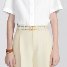 디올 여성 몽테뉴 벨트 - Dior Womens White Belts - be03x