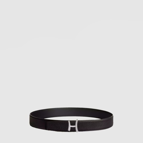 에르메스 남성 리버서블 가죽 스트랩 벨트 - Hermes Mens Reversible Leather Strap Belt - bel534x