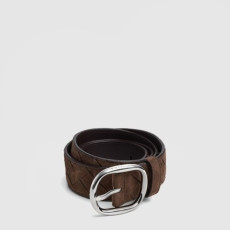 보테가 베네타 남성 인트레 차트 벨트 - Bottega veneta Mens Chart Belt - bel538x