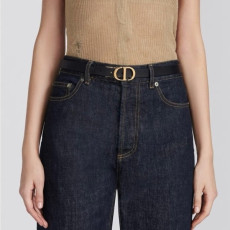 디올 여성 몽테뉴 벨트 - Dior Womens Beige Belts - be07x