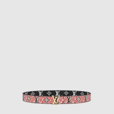 루이비통 남성 아이코닉 리버서블 벨트 - Louis vuitton Mens Iconic Reversible Belt - bel543x