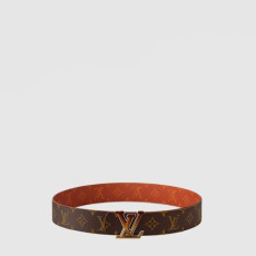 루이비통 남성 디멘션 선셋 리버서블 벨트 - Louis vuitton Mens Dimension Sunset Reversible Belt - bel547x
