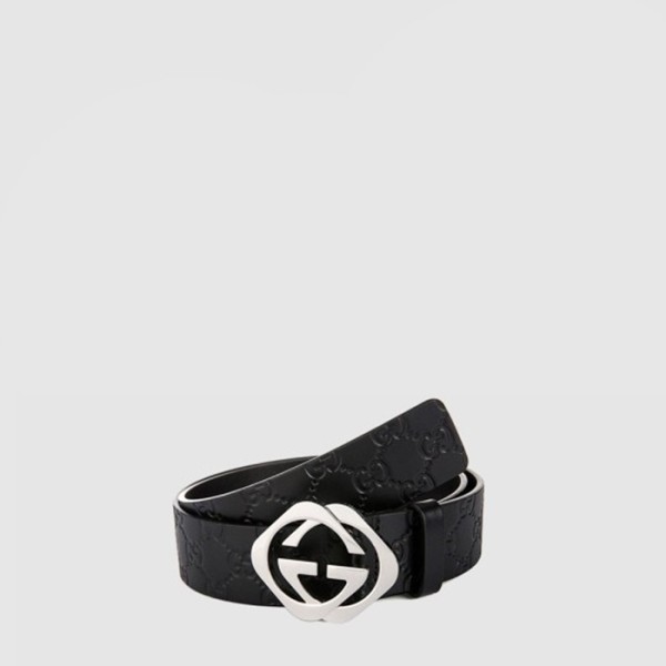 구찌 남성 GG 마몽 엠보스 레더 벨트 - Gucci Mens GG Marmont Embossed Leather Belt - bel579x