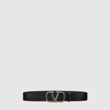 발렌티노 남성 브이로고 가죽 벨트 - Valentino Mens V-logo Belt - bel582x