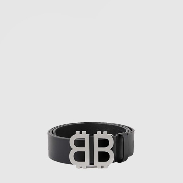 발렌시아가 남성 BB 씬 벨트 - Balenciaga Mens BB Thin Belt - bel586x