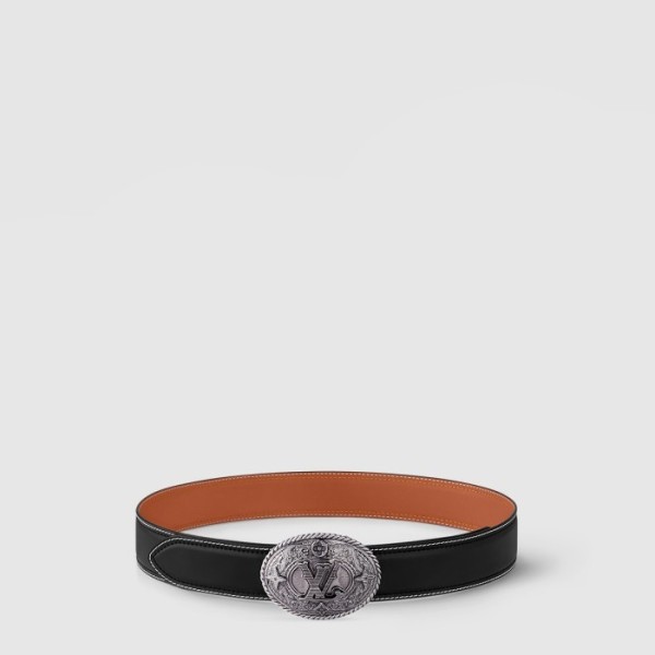루이비통 남성 쉴드 리버서블 벨트 - Louis vuitton Mens Shield Reversible Belt - bel595x