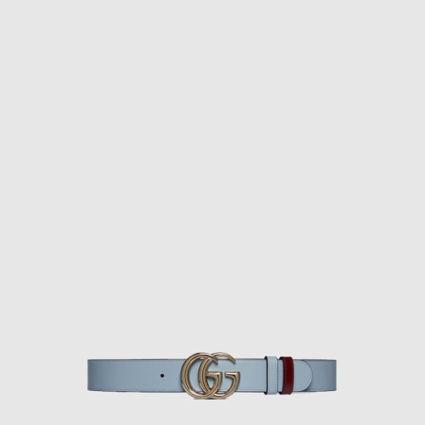 구찌 남성 ‎GG 마몽 리버서블 와이드 벨트 - Gucci Mens GG Marmont Reversible Wide Belt - bel611x