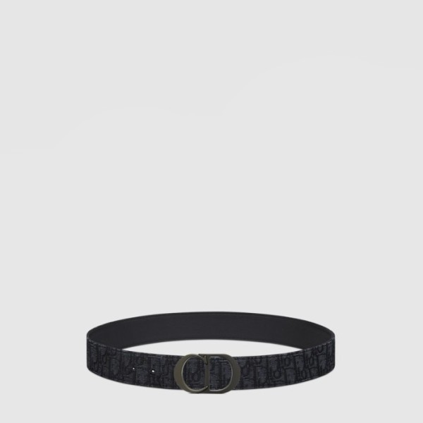 디올 남성 30 몽테인 리버서블 벨트 - Dior Mens 30 Montaigne Reversible Belt - bel618x