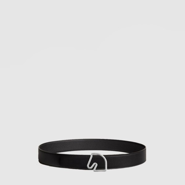 에르메스 남성 테이트 드 쉐발 양면 가죽 벨트 - Hermes Mens Tete de Cheval Reversible Leather Belt - bel626x