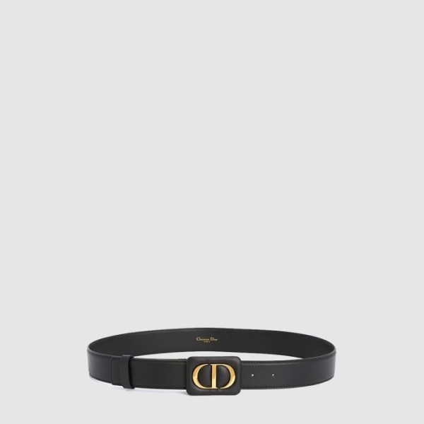 디올 남성 CD 로고 레더 벨트 - Dior Mens CD Logo Leather Belt - bel644x
