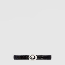 스테파노리치 남성 디아망테 크로커 벨트 - Stefano Ricci Mens Diamante Crocodile Belt - bel647x
