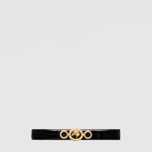 스테파노리치 남성 디아망테 크로커 벨트 - Stefano Ricci Mens Diamante Crocodile Belt - bel649x