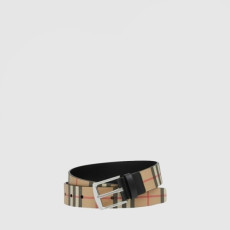버버리 남성 빈티지 체크 벨트 - Burberry Mens Vintage Check Belt - bel657x