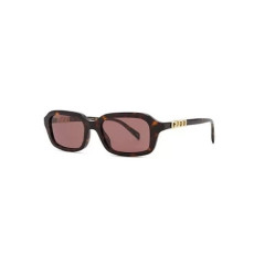 구찌 여성 샤이즈 롱 선글라스 - Gucci Womens Chaise Longue Rectangular Frame Sunglasses - acc7182x