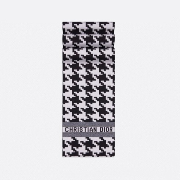 디올 남성 블랙 머플러 - Dior Mens Black Muffler - acc2397x