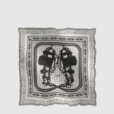 에르메스 여성 브라이즈 드 갈라 폴카 도트 반다나 스카프 - Hermes Womens Brides de Gala Bandana a Pois - acc8214x