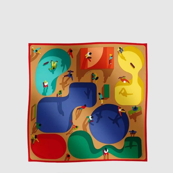 에르메스 여성 피겨스 리브르 스카프 - Hermes Womens Figures Libres Scarf - acc8223x