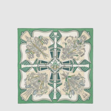 에르메스 여성 부케 셀리에 스카프 - Hermes Womens Bouquets Sellier Scarf - acc8235x