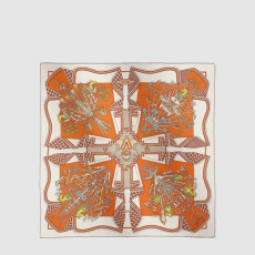 에르메스 여성 부케 셀리에 스카프 - Hermes Womens Bouquets Sellier Scarf - acc8240x