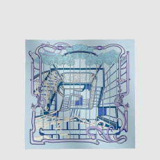 에르메스 여성 라 렝 쿠 드 푸에 스카프 - Hermes Womens La Ligne Coup de Fouet Scarf - acc8241x