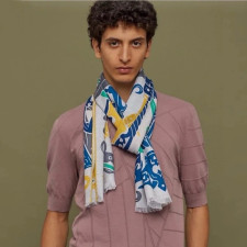 에르메스 남성 실크 머플러 - Hermes Mens Silk Muffler - acc4202x
