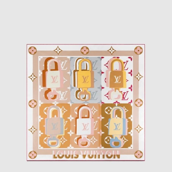 루이비통 여성 LV 언락드 스퀘어 스카프 - Louis vuitton Womens LV Unlocked Square - acc8253x