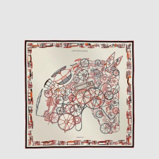 에르메스 여성 컴플리션 에퀴스트레 스카프 - Hermes Womens Completion Equistrée Scarf - acc8258x