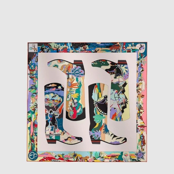 에르메스 여성 보테스 스토리 스카프 - Hermes Womens Bottes Story scarf - acc8273x