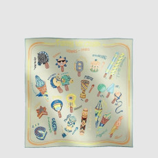 에르메스 여성 퍼니 아이스크림 스카프 - Hermes Womens Funny Ice Cream scarf - acc8275x